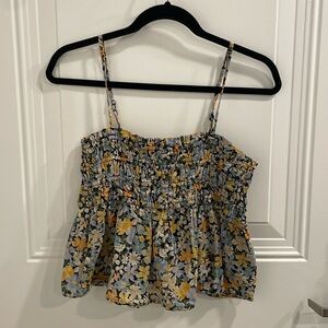 Beautiful dainty floral tank top